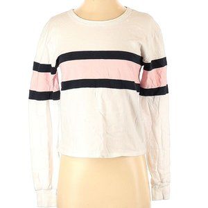 Vintage Y2K Abercrombie & Fitch Cropped Oversized Long Sleeve Tee - S